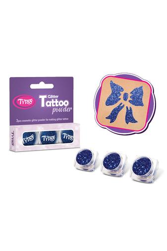 Kép 2/2 - Tytoo Királykék Csillámpor Szett  3 x 2,5 ml