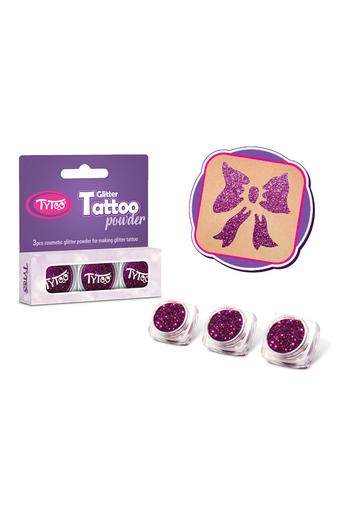 Kép 2/2 - Tytoo Mályva Csillámpor Szett  3 x 2,5 ml
