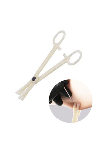 Kép 1/4 - A & ONE Piercing Készítő Fogó Háromszög Alakú Réssel, Sterilizált Tasakban