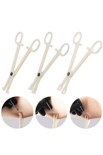 Kép 4/4 - A & ONE Piercing Készítő Fogó Háromszög Alakú Réssel, Sterilizált Tasakban