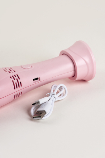 Kép 3/4 - Rózsaszín USB-vel Tölthető Kézi Műszempilla Szárító