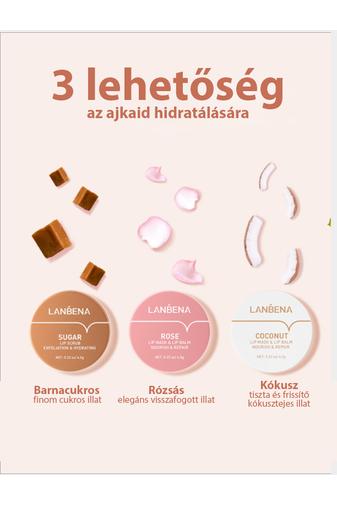 Kép 3/4 - LANBENA Barnacukros Hidratáló Ajakradír