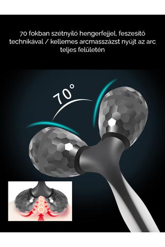 Kép 2/6 - A & ONE Fekete Görgős Szem És Arcmasszírozó