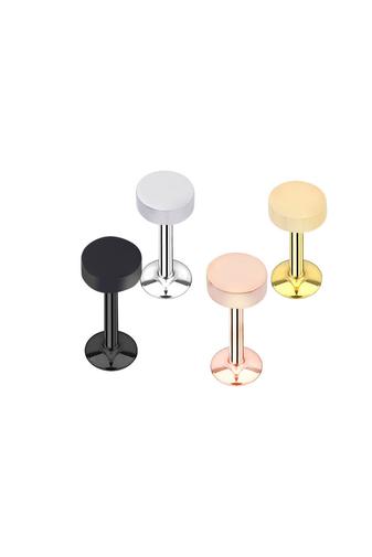 Kép 2/3 - A & ONE Arany Színű Rozsdamentes Acél Letisztult Díszítésű Labret Piercing