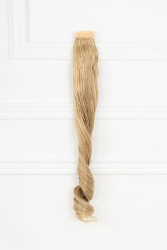 Kép 1/4 - A &amp; ONE Szőke Melírozott Hullámos Póthaj Copfhoz 45 cm