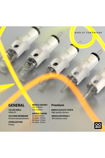 Kép 8/16 - HAWINK QUELLE Prémium 20 db-os Tetováló Tűmodul Szett - 1005RL