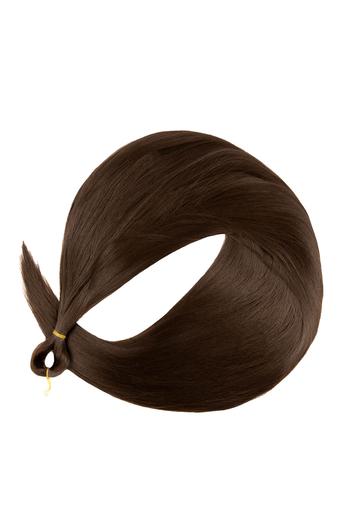 Kép 1/3 - Sötétbarna Szintetikus Póthaj Fonáshoz #10 - 90 cm 