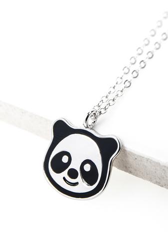 Kép 3/5 - S925 Ezüst Nyaklánc Panda Alakú Medállal