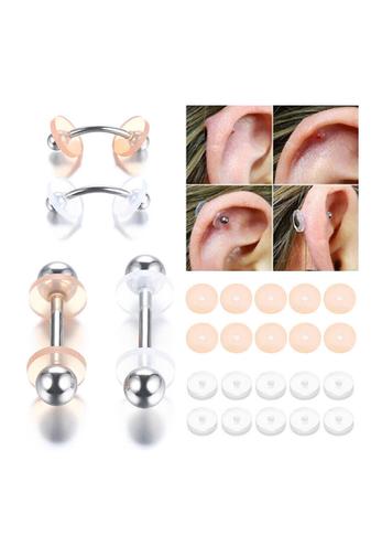Kép 3/4 - Piercing Gyógyulást Segítő Szilikon Korong Szett 