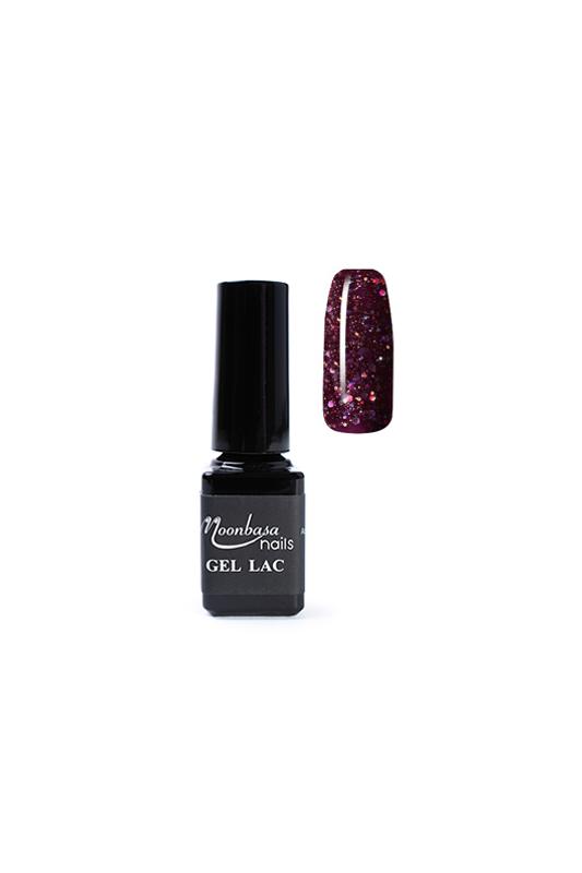 Moonbasa ONE step 5ml #264 Sötétbordó szivárvány glitterrel