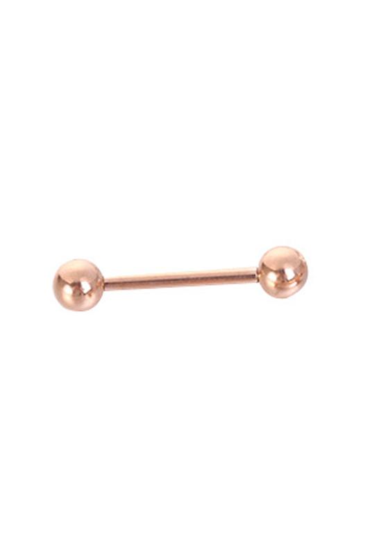 A & ONE Arany színű fényes felületű piercing
