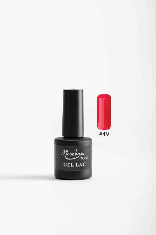 Moonbasa 6ML gél lakk #049 Tűz piros