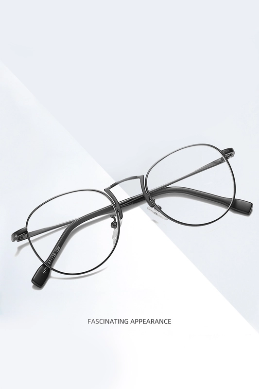 A & ONE Fekete Keretes Retro Szemüveg Átlátszó Lencsékkel