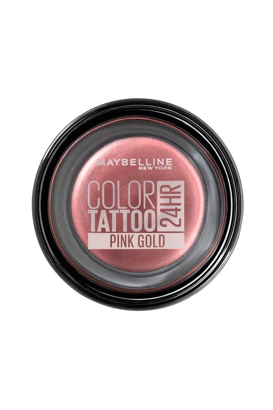 Maybelline Color Tattoo 24H Géles Hosszantartó Szemhéjpúder -- 65 Pink Gold