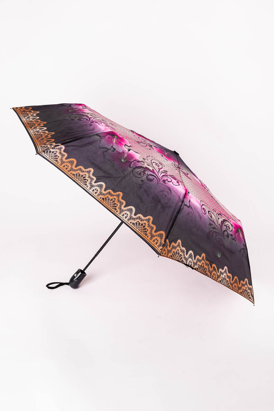 Színes Virágos Automata Esernyő, 105 cm Átmérővel