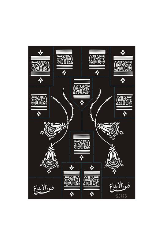 Henna Sablon Virágos És Nonfiguratív Motívumokkal