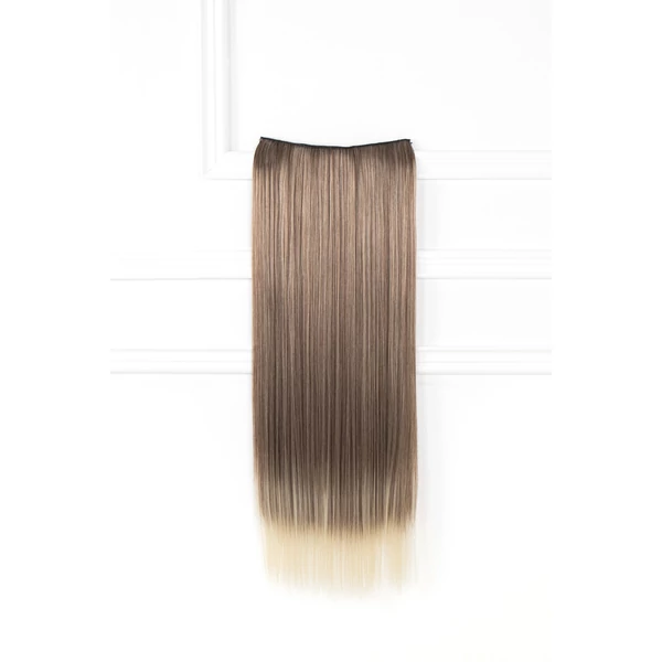 A & ONE Szőkésbarna Egyenes Csatos Póthaj 75 cm