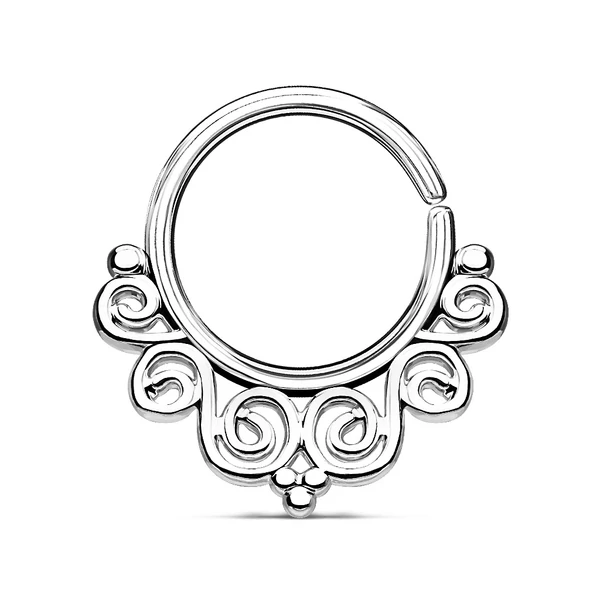 A & ONE Ezüst Színű Septum Piercing
