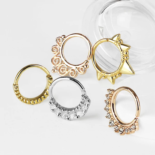 A & ONE Ezüst Színű Septum Piercing