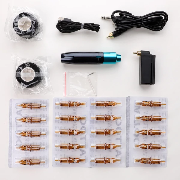 Rotary Pen Akkumulátoros Tetováló Toll Szett