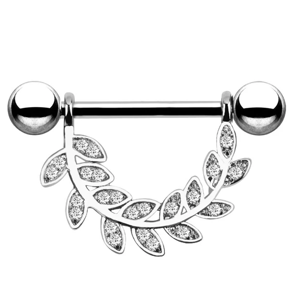 A & ONE Ezüst Színű Orvosi Acélból Készült Piercing