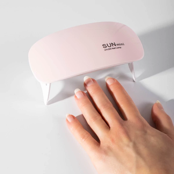 Sun Mini UV/LED Gél Lakk Szárító Lámpa Világos Rózsaszínben