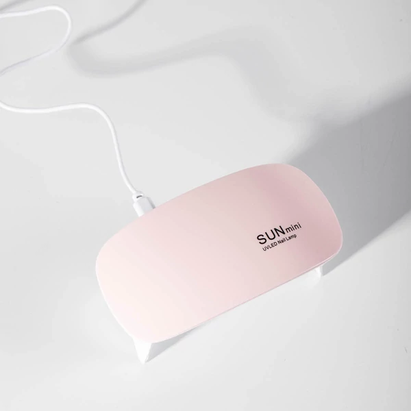 Sun Mini UV/LED Gél Lakk Szárító Lámpa Világos Rózsaszínben