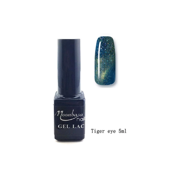 Moonbasa Tiger eye gél gél lakk 5ml #843 Csillámos Bársonykék