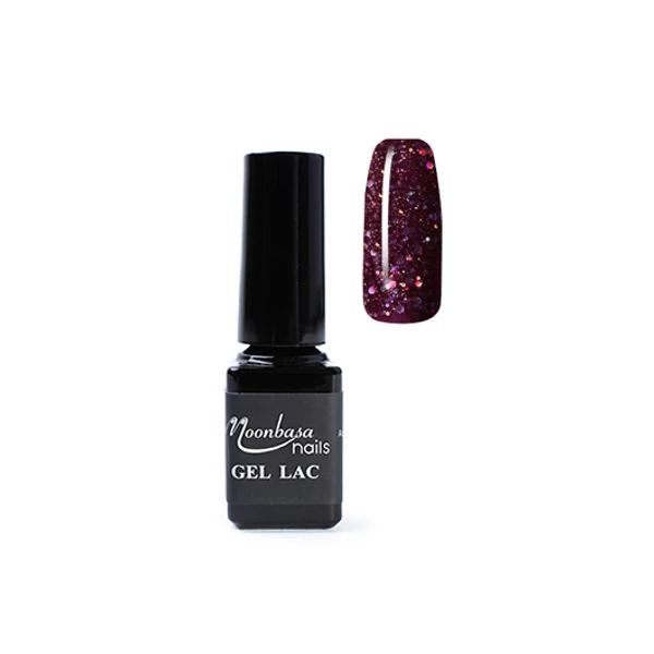 Moonbasa ONE step 5ml #264 Sötétbordó szivárvány glitterrel