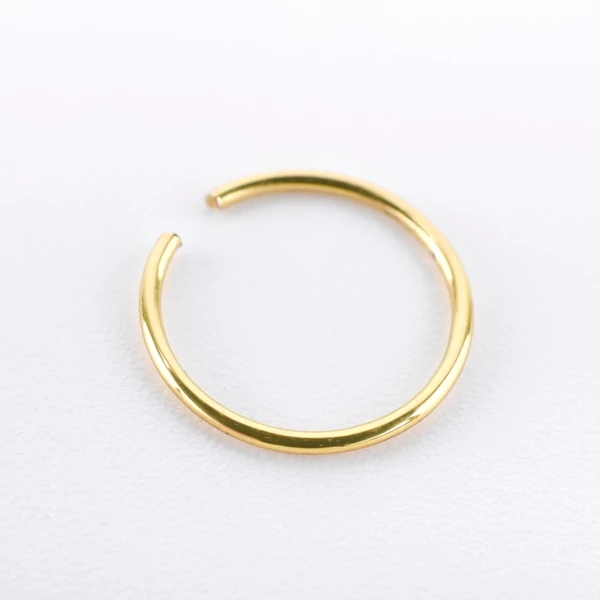 A & ONE Arany Színű Karika Orr Piercing