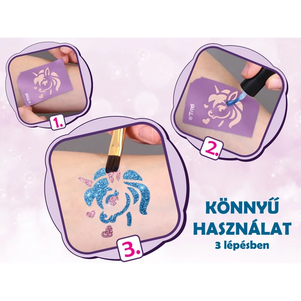 Tytoo Lovas Csillámtetoválás Szett