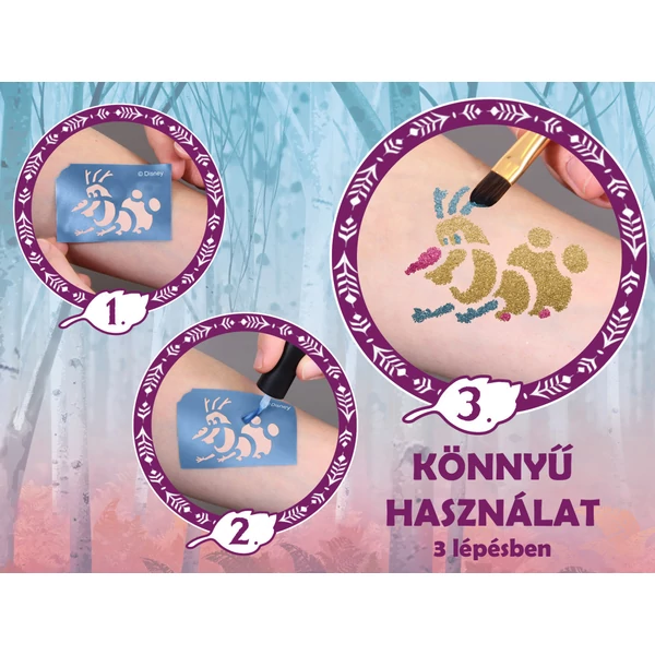 Tytoo Disney Jégvarázs Maxi Csillámtetoválás Szett