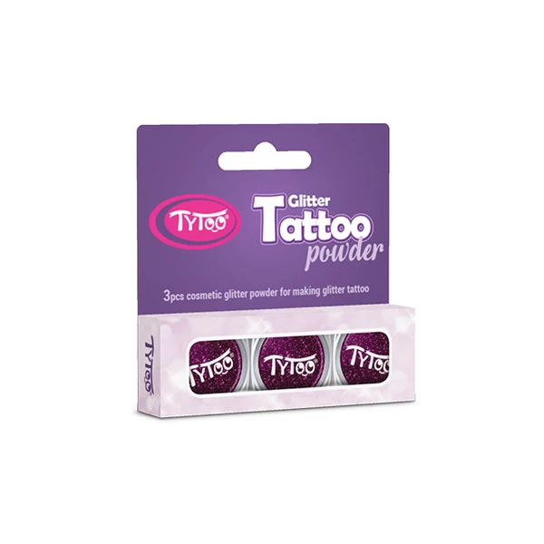 Tytoo Mályva Csillámpor Szett  3 x 2,5 ml