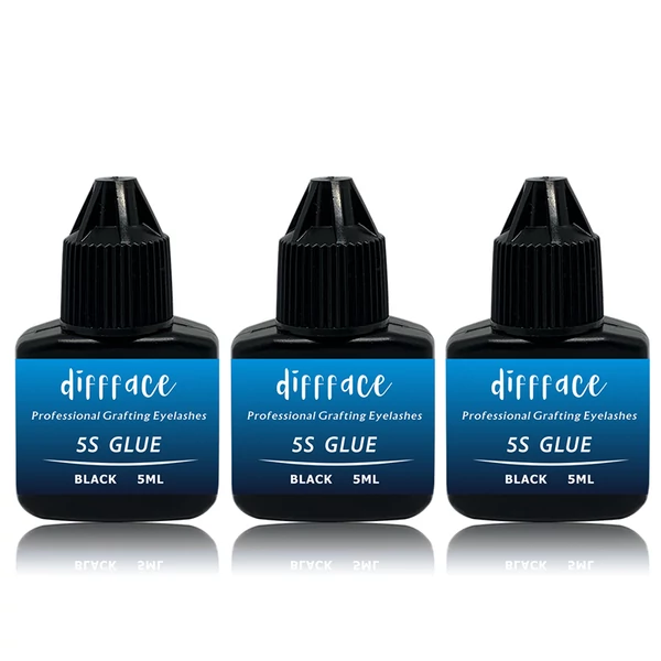 Diffface Gyorsan Száradó Átlátszó Műszempilla Ragasztó 5 Ml