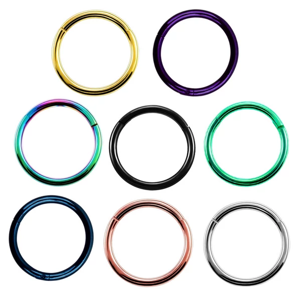 A & ONE Lila Színű Orvosi Acél Karika -12mm-es
