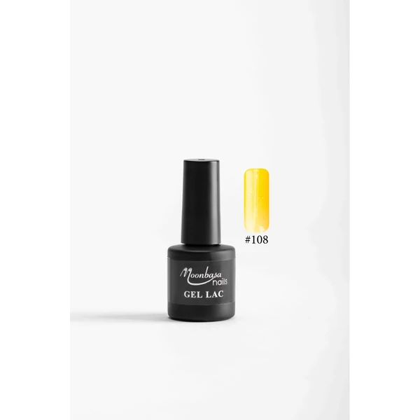 Moonbasa 6ML gél lakk #108 Csillámos Narancssárga