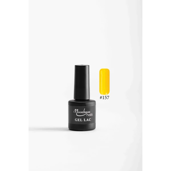 Moonbasa 6ML gél lakk #157 Sötétebb Citromsárga