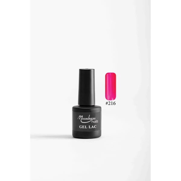 Moonbasa 6ML gél lakk #216 Sötét magenta