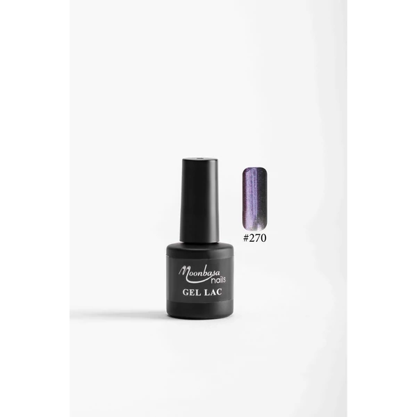 Moonbasa 6ML gél lakk #270 Csillámos lila