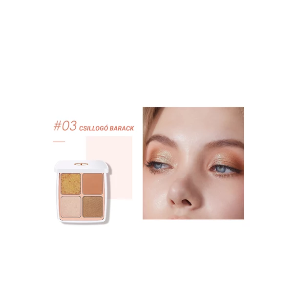 O.TWO.O® 4 Darabos Szemhéjpúder Paletta