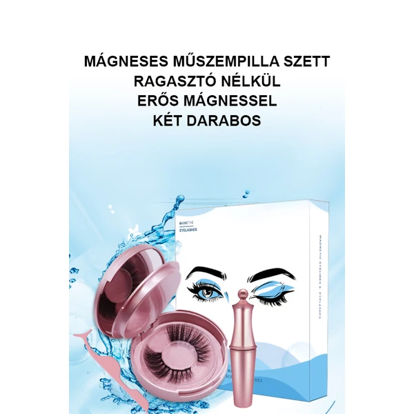 A & ONE Extra Dús És Hosszú Mágneses Műszempilla Szett -- TINA