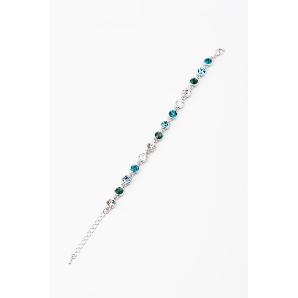 A & ONE Zöld Swarovski® Köves Nikkelmentes Fémből Készült Női Karkötő