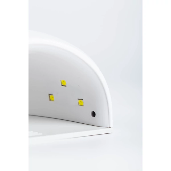 Rózsaszín Köröm- És Gélszárító UV/LED Lámpa 12 Darab Led Izzóval, 36 W