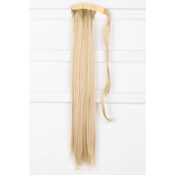 A & ONE Szőke Egyenes Szintetikus Póthaj Copfhoz 60 cm