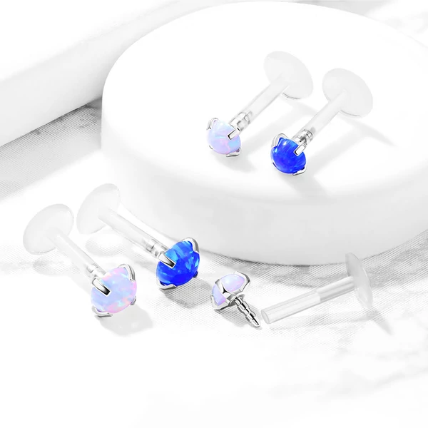 Kék Opál Köves Piercing