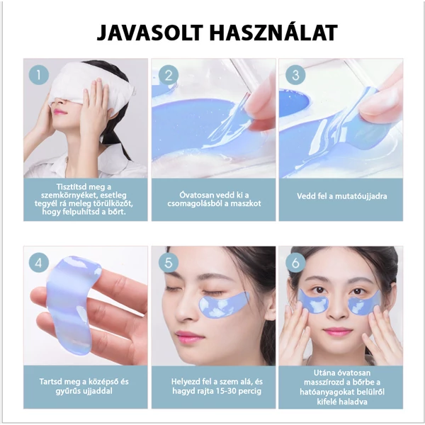 LANBENA Zöld Kollagénes Szemmaszk