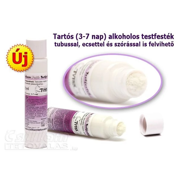 TyToo Tartós Fehér Testfesték, 25 ml
