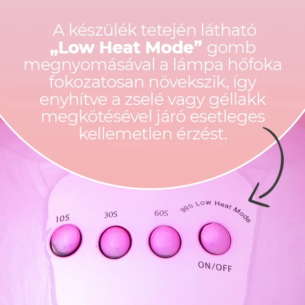 SUN FIVE Világoskék Köröm- És Gélszárító UV/LED Lámpa 48W