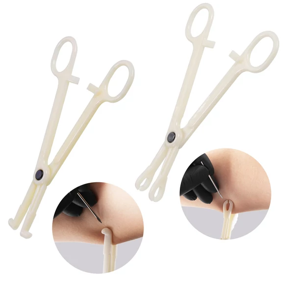 A & ONE Piercing Készítő Szett 18 Darab Arany Színű Rozsdamentes Acél Piercinggel