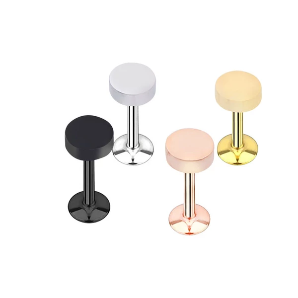 A & ONE Arany Színű Rozsdamentes Acél Letisztult Díszítésű Labret Piercing